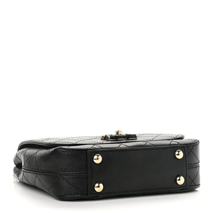 Chanel Calfskin Stitched Small Covered CC Flap Bag Black 4 of 11