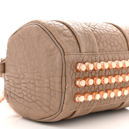 Alexander Wang Pebbled Lambskin Mini Rockie Latte Rose Gold Hardware 8 of 9