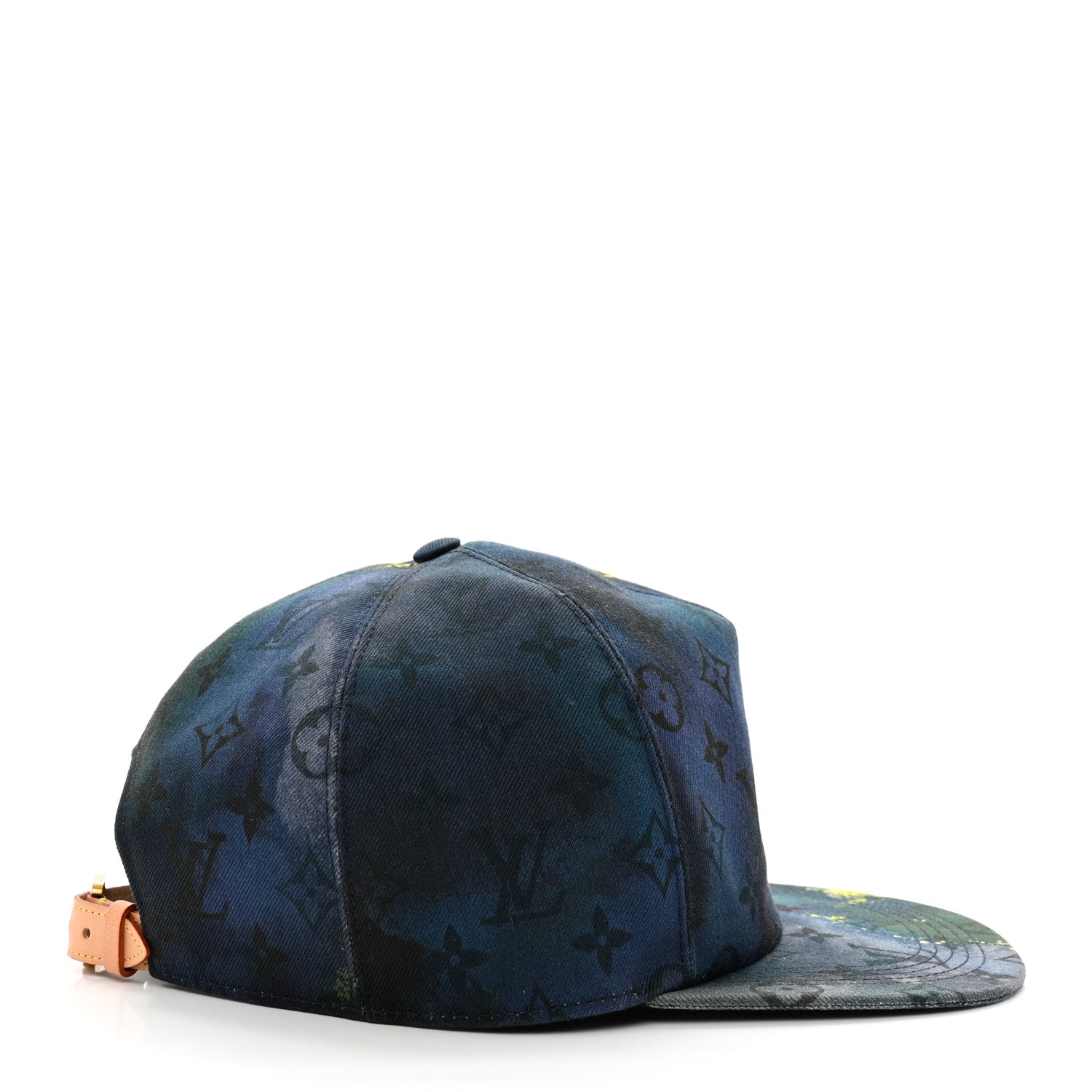 Louis Vuitton Monogram Tie Dye Cap 58 Multicolor Blue 4 of 9