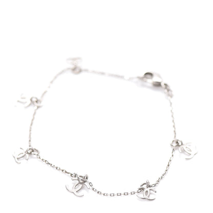 Chanel CC Charm Bracelet Silver 3 of 5