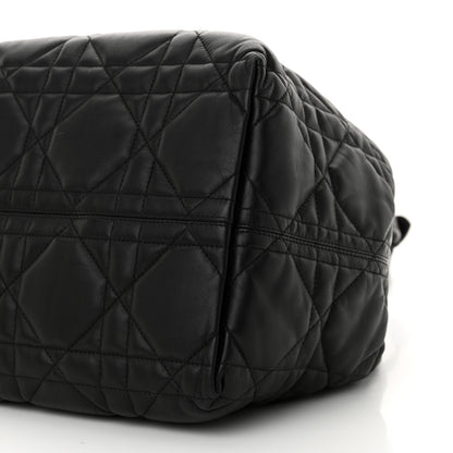 Christian Dior Calfskin Macrocannage Large Toujours  Black 10 of 15