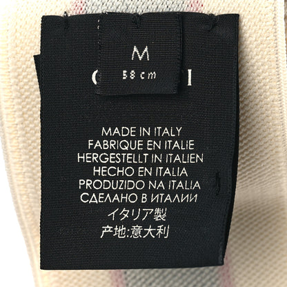 Gucci Cotton Logo Headband and Wrist Set White Navy Red 7 of 7