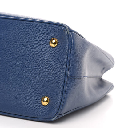Prada Saffiano Lux Medium Tote Bluette 9 of 15