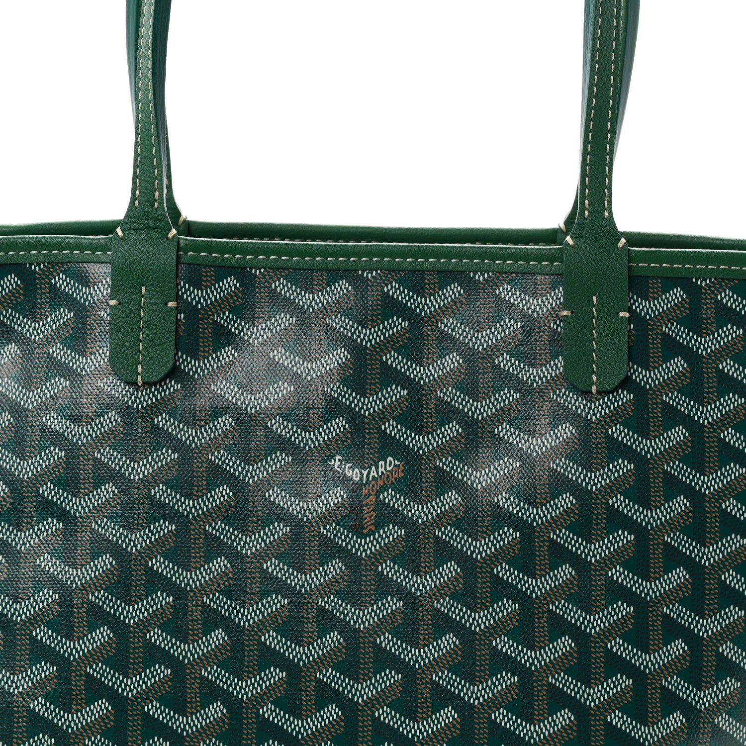 Goyard Goyardine Artois PM Green 8 of 10