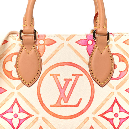 Louis Vuitton Monogram Tiles By The Pool OnTheGo East West Coral 7 of 9