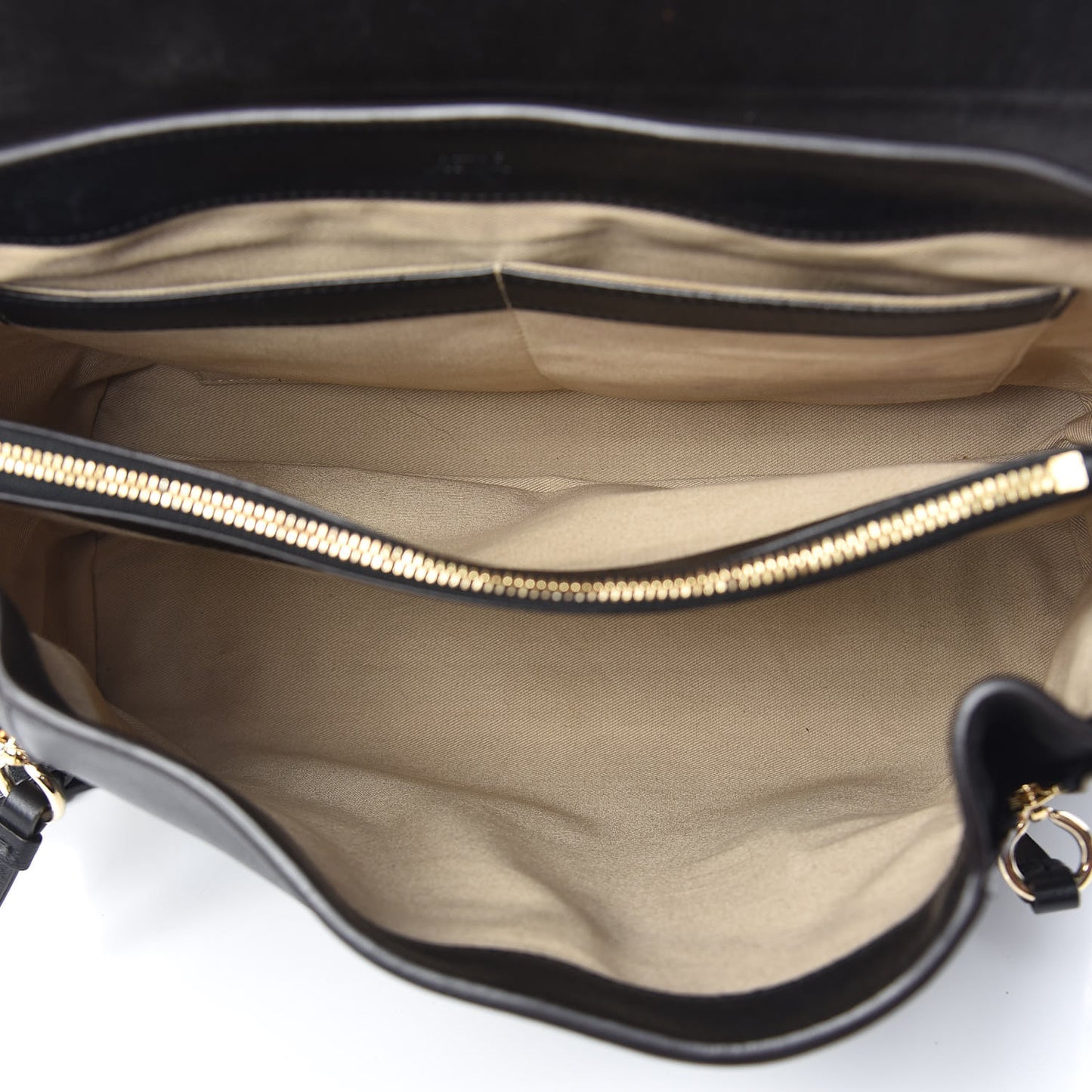 Calfskin Medium Faye Day Shoulder Bag Black
