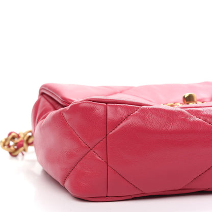 Chanel Goatskin Quilted Medium Chanel 19 Flap Pink 7 of 8