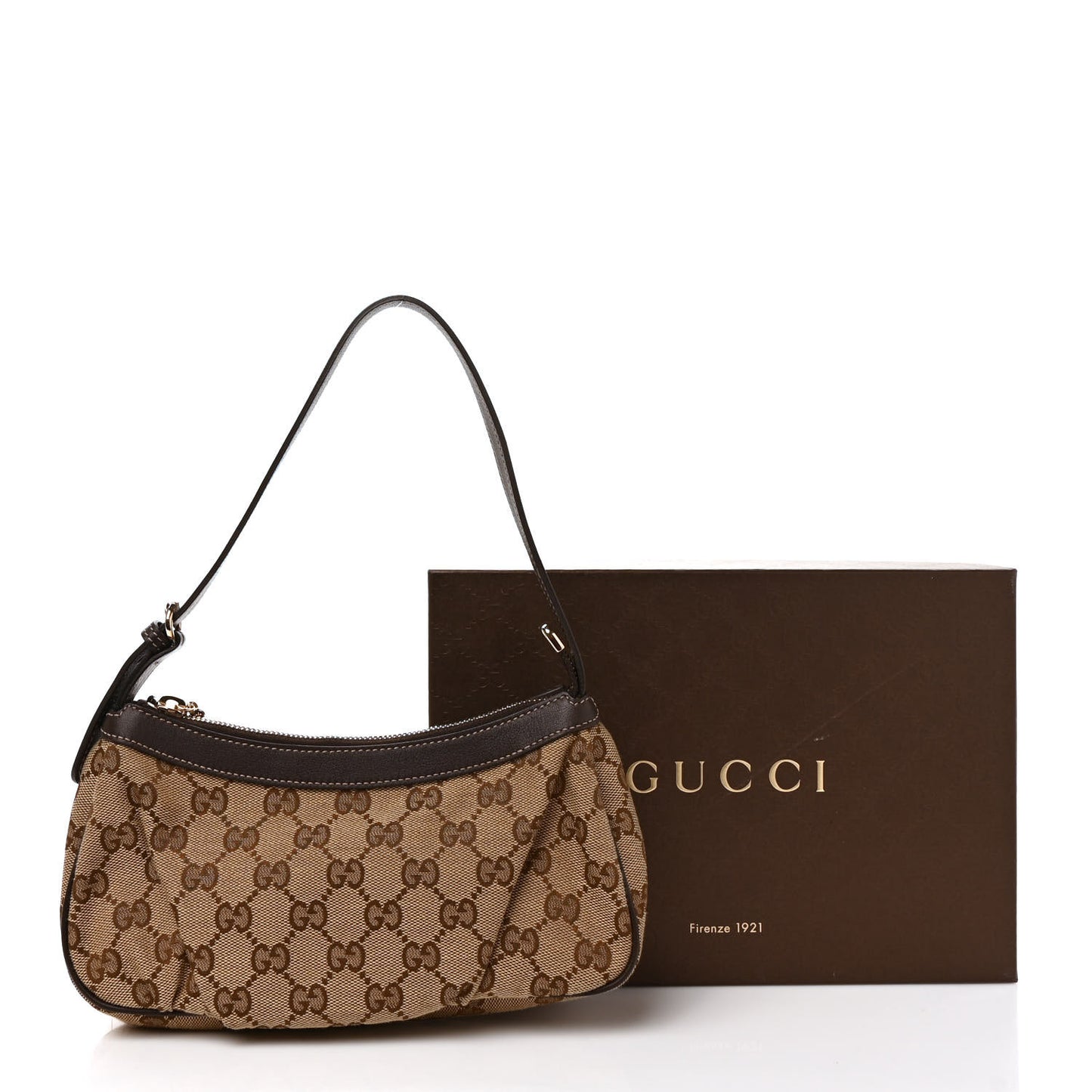 Monogram Lovely Heart Cosmetic Case Dark Brown