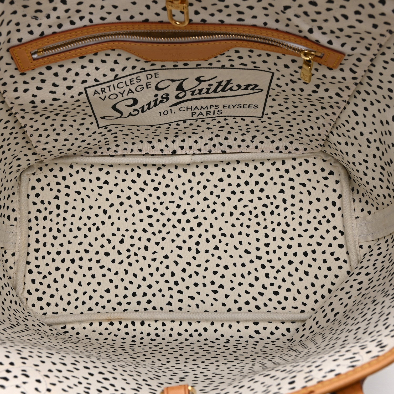 Louis Vuitton Monogram Kusama Waves Neverfull MM White 5 of 11