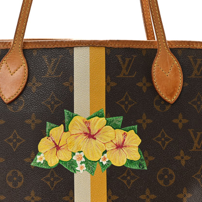 Louis Vuitton Monogram My LV Heritage Neverfull MM Yellow White 8 of 11