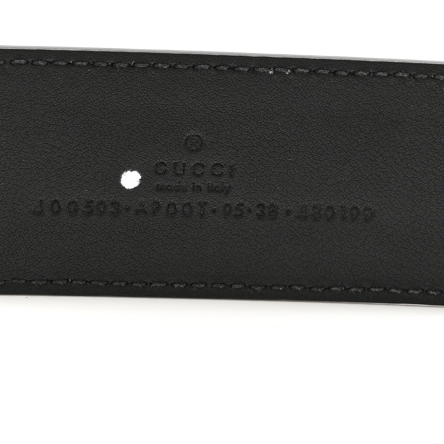 Calfskin Double G 40mm Belt 95 38 Black