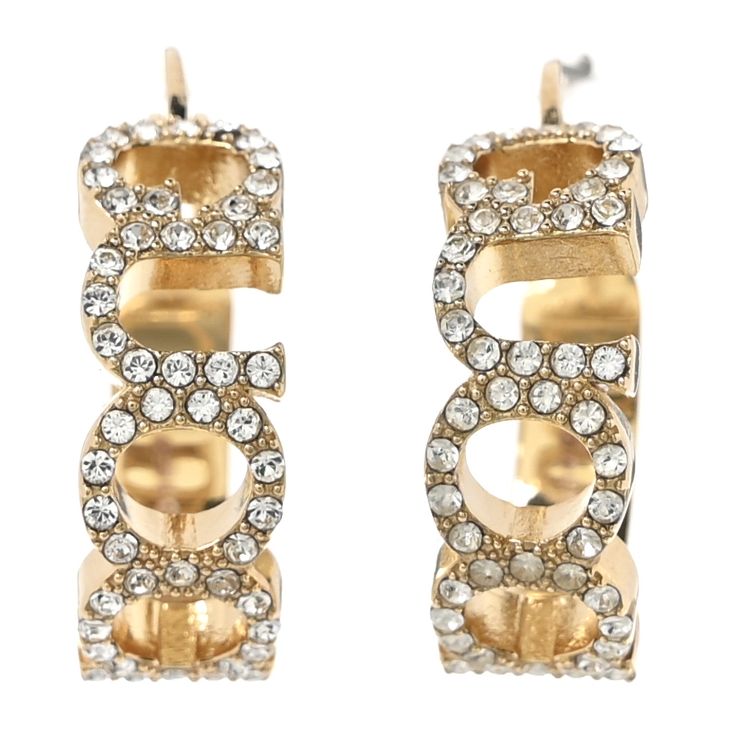 アクセサリー *GUCCI*/ logo foop earring /Ag925/No1542 GUCCI Logo Trademark Made In Italy Pure Silver AG 925 Round Drop