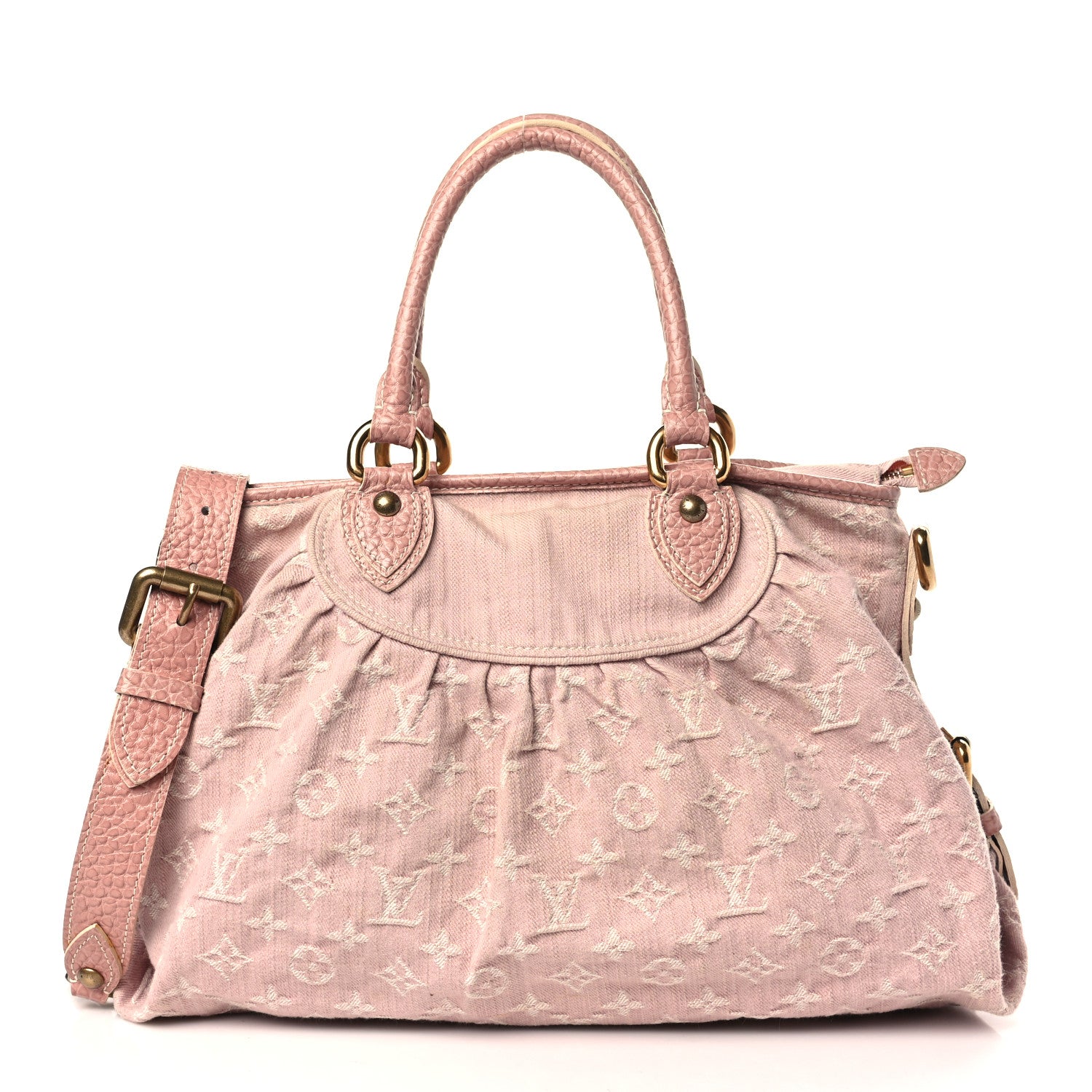Louis Vuitton Denim Neo Cabby MM Rose 1 of 8