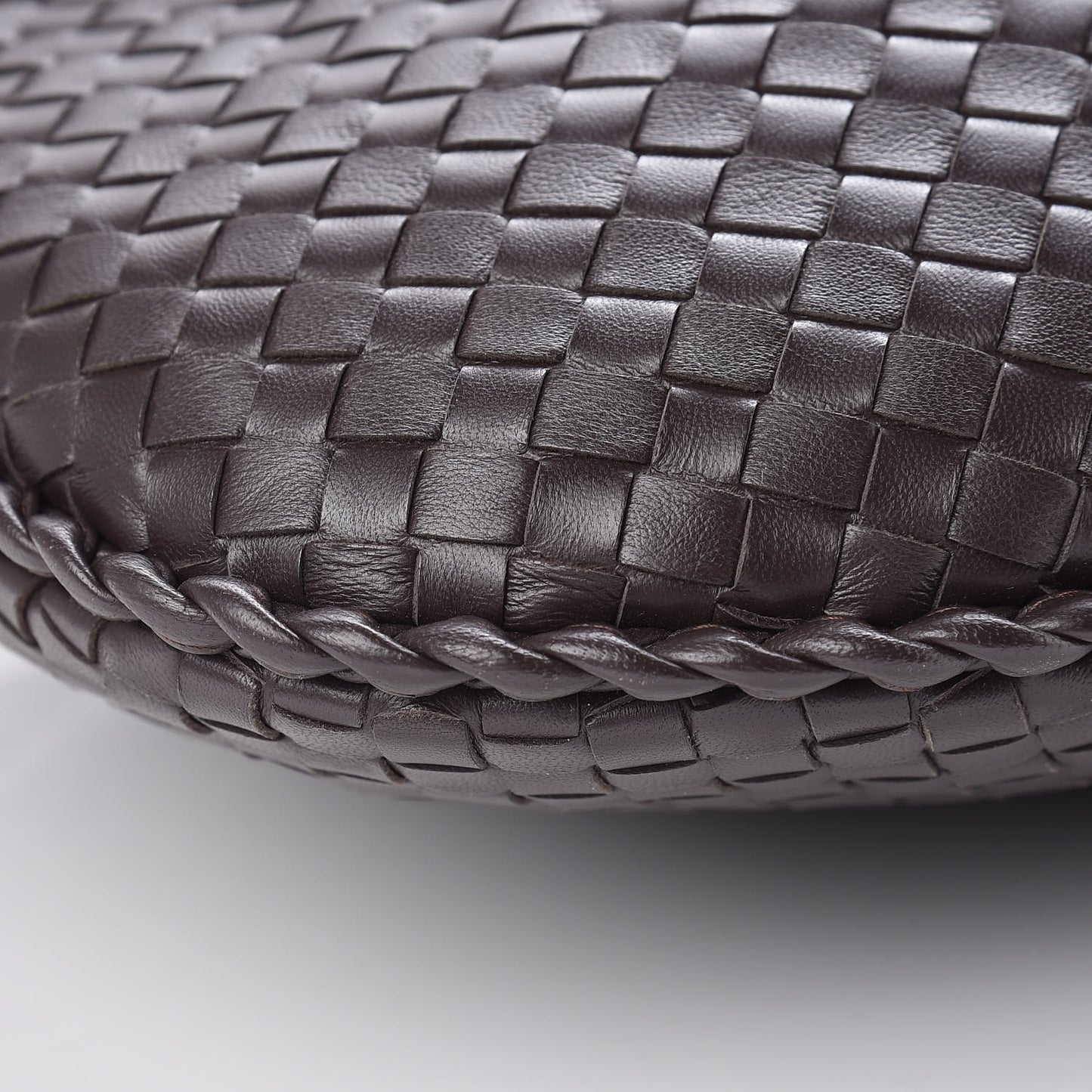 Nappa Intrecciato Maxi Veneta Hobo Ebano