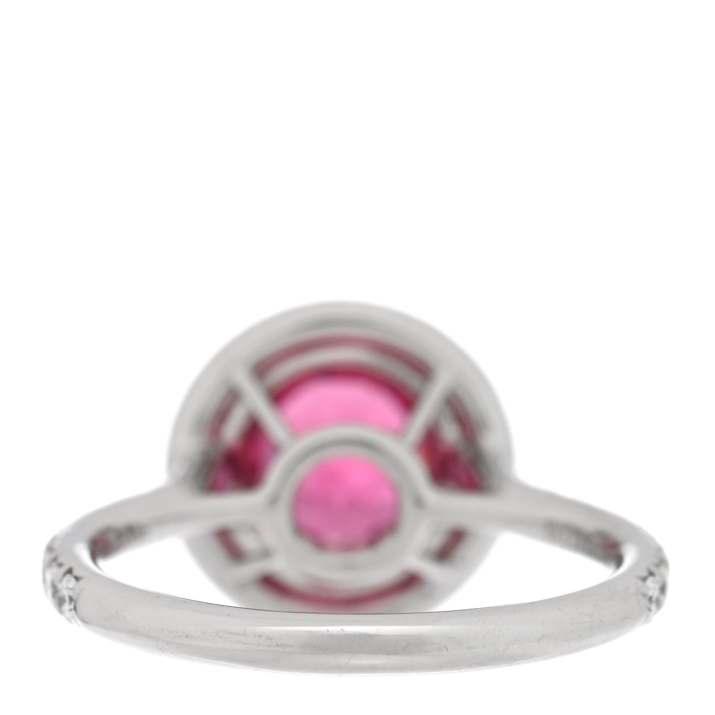 Platinum Diamond Ruby Soleste Ring 49 5