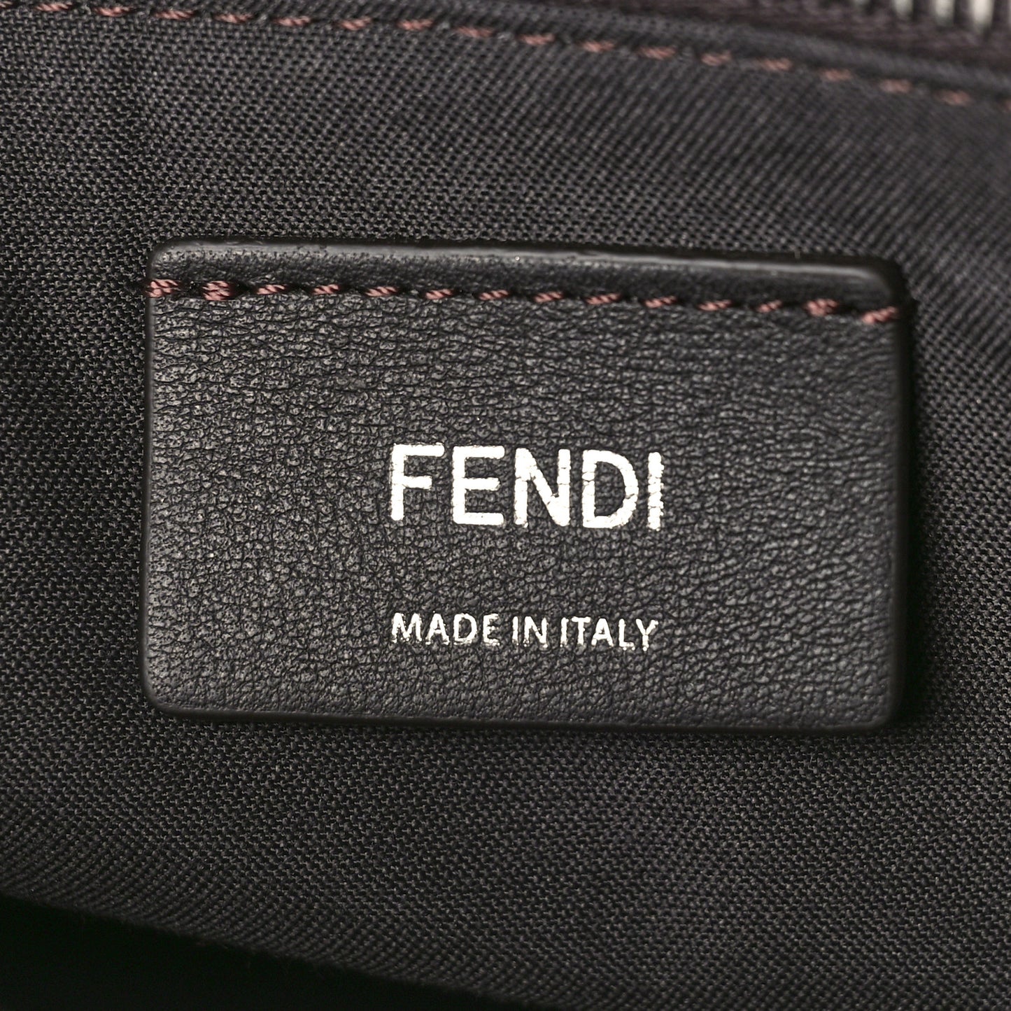 Vitello Dolce Bi-Color FF 1974 Embossed Medium By The Way Boston Bag Maya Black