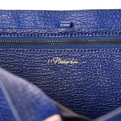 3.1 Phillip Lim 3.1 Textured Calfskin Large Pashli Satchel Cobalt 6 of 10
