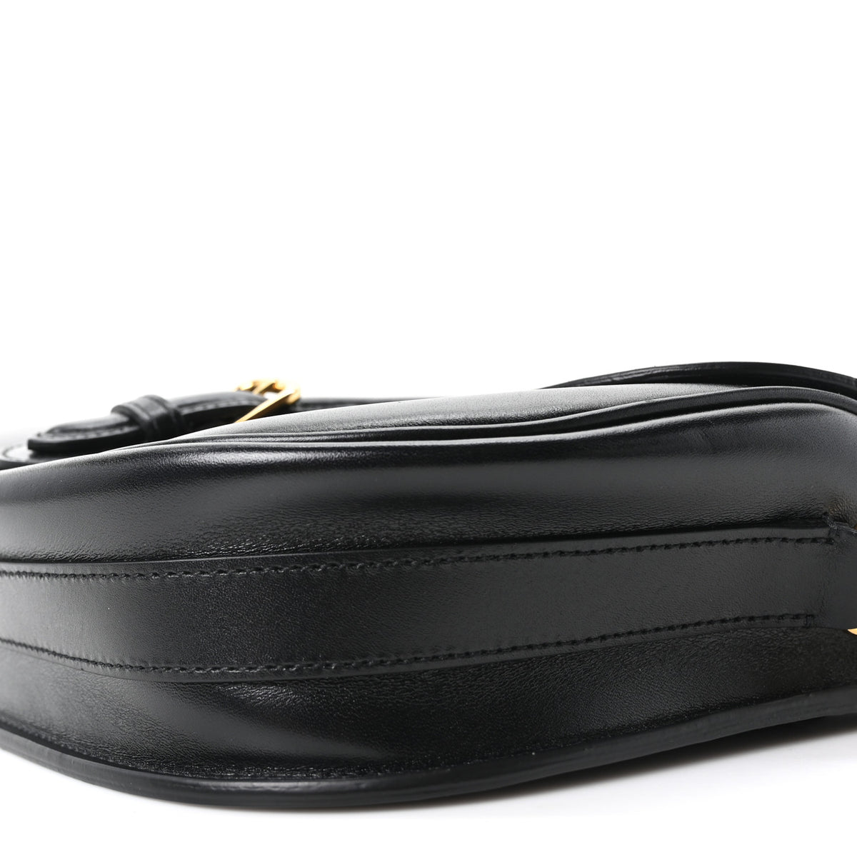 Box Calfskin Medium Bobby Flap Black