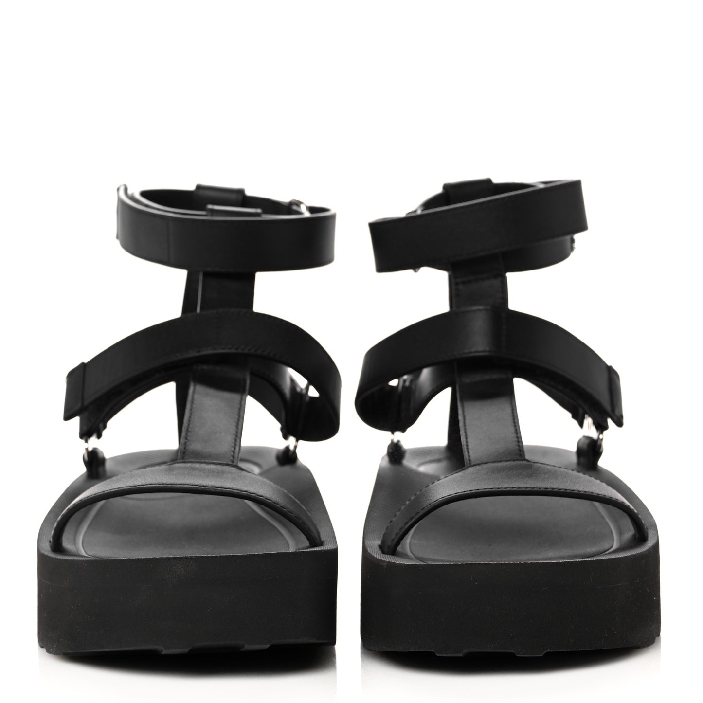 Calfskin Womens Enid Sandals 36 Black