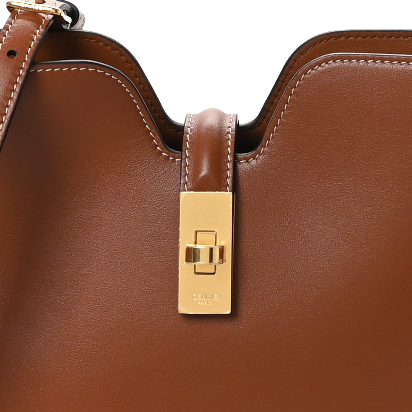 Smooth Calfskin Small Camille 16 Soft Bag Tan