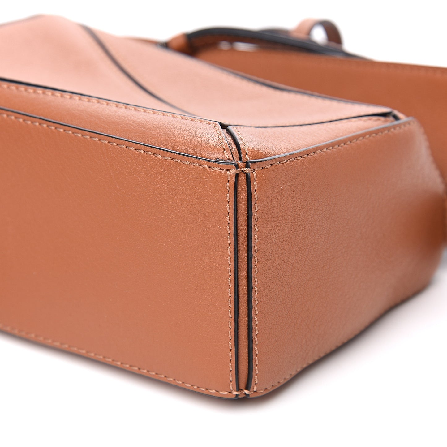 Calfskin Mini Puzzle Bag Tan
