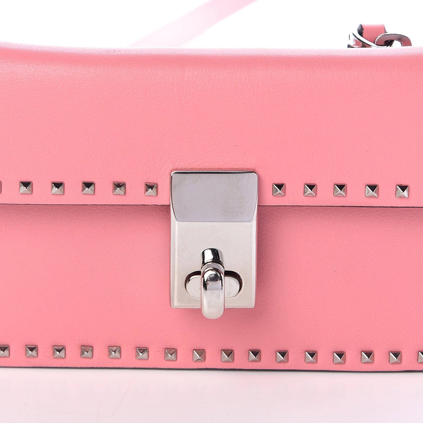 Calfskin Mini Rockstud Cabana Crossbody Bag Paradise Rose