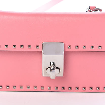 Valentino Garavani Calfskin Mini Rockstud Cabana Crossbody Bag Paradise Rose 7 of 9