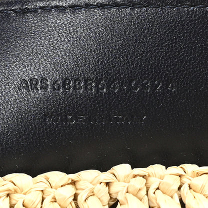 Saint Laurent Raffia Rive Gauche Tote Natural 6 of 10