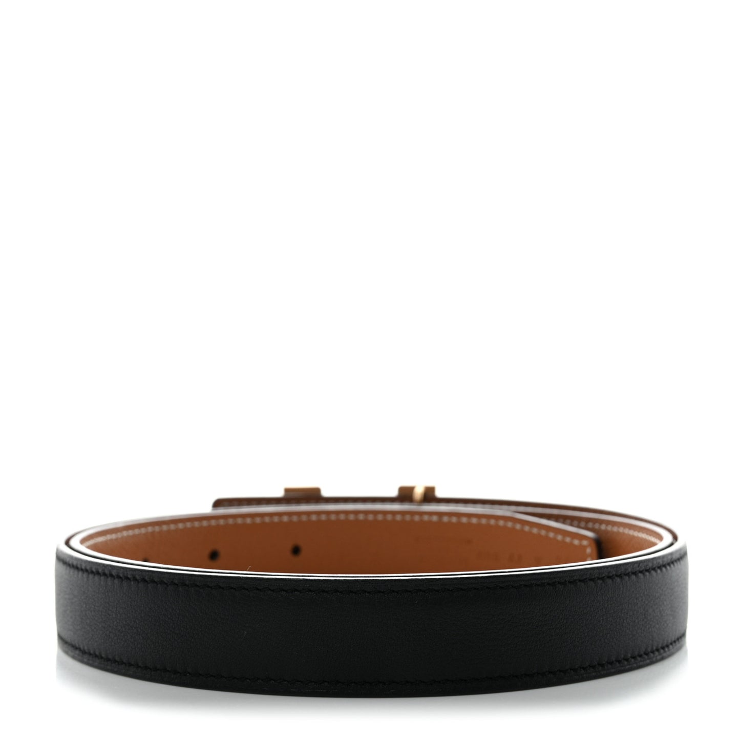 Swift Epsom 24mm Mini Constance H Belt 90 36 Black Gold