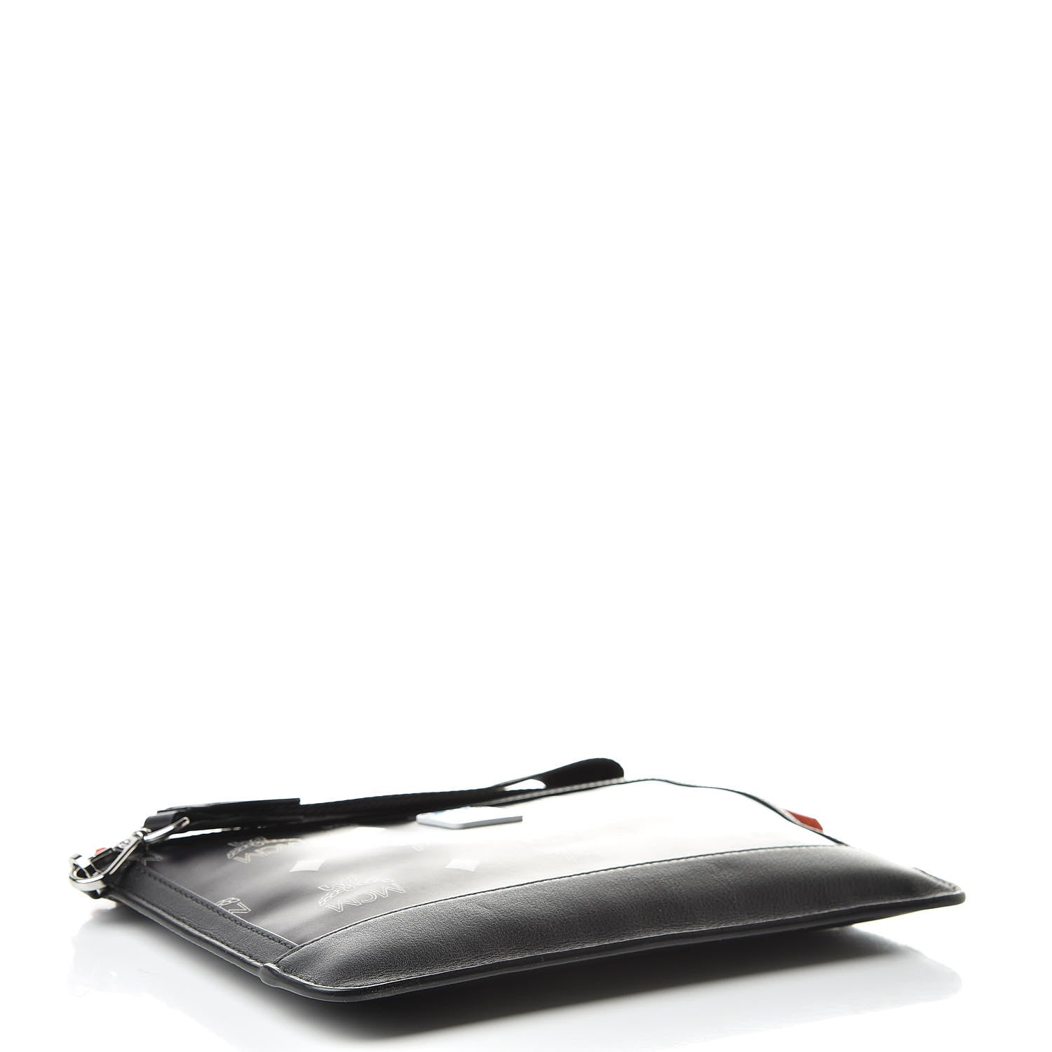 MCM Visetos Reflective Nylon Mini iPad Case Black 4 of 7