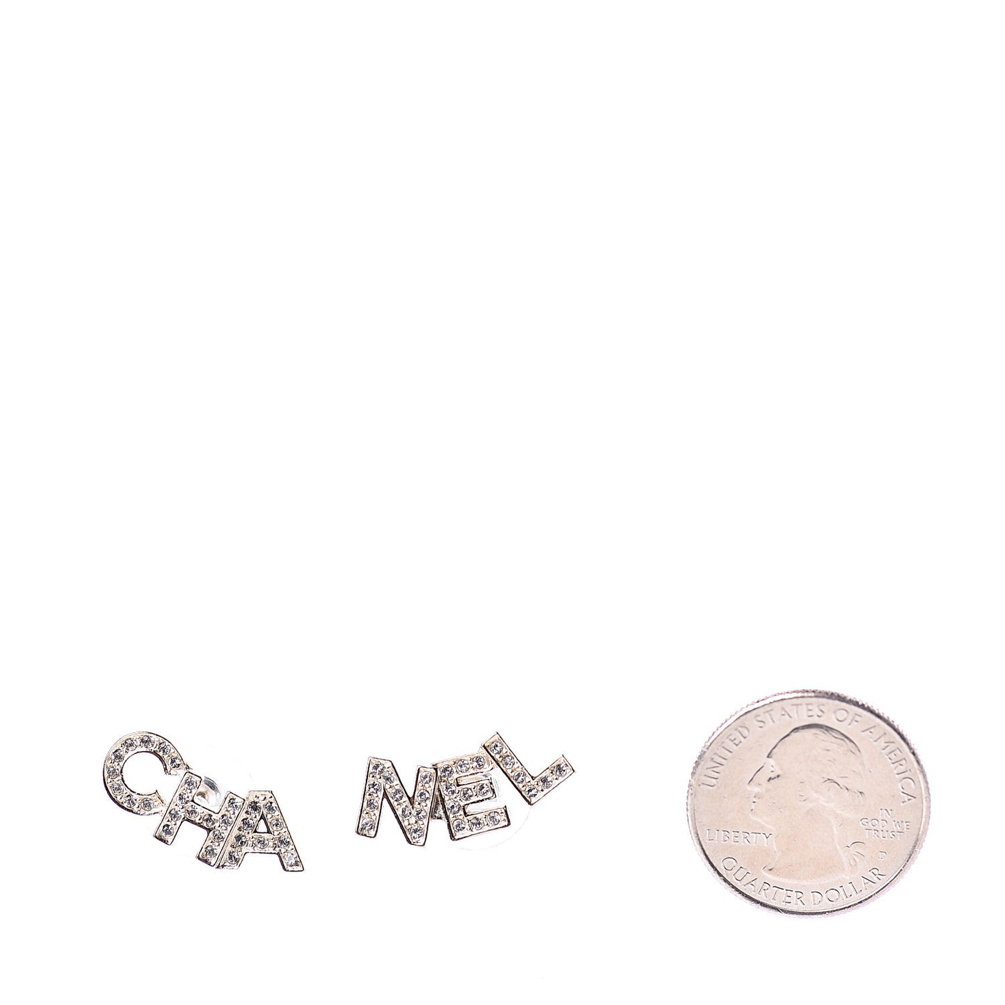 Crystal Pearl Signature Stud Earrings Gold
