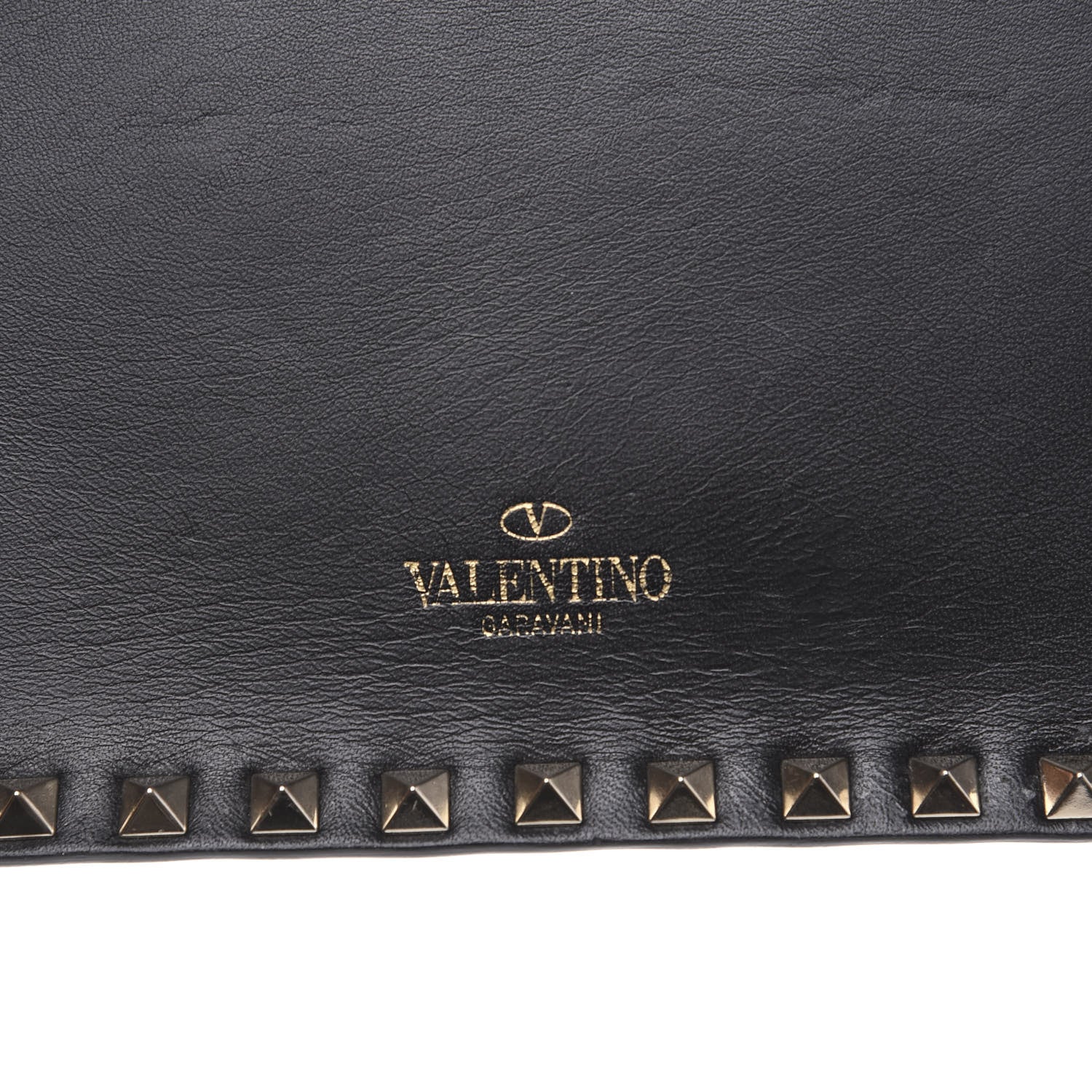 Valentino Garavani Nappa Rockstud Wristlet Clutch Black 7 of 8