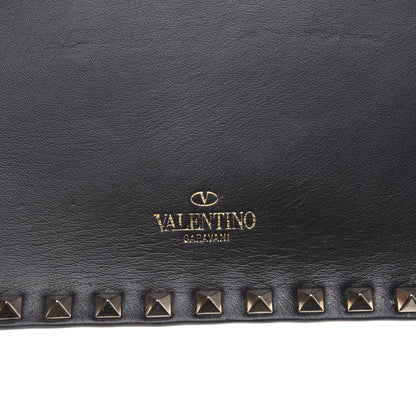 Valentino Garavani Nappa Rockstud Wristlet Clutch Black 7 of 8