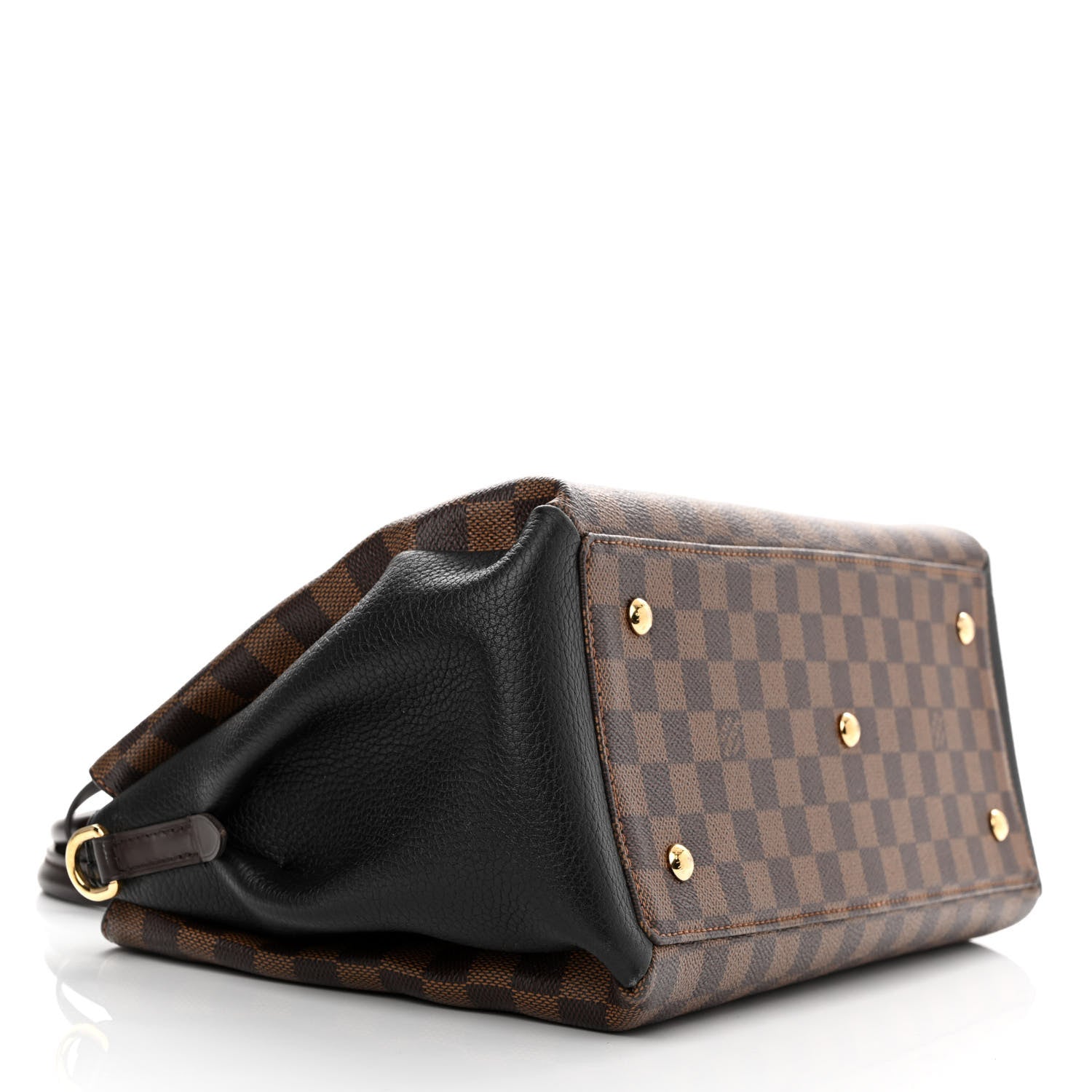 Louis Vuitton Cuir Taurillon Damier Ebene Normandy Black 4 of 12