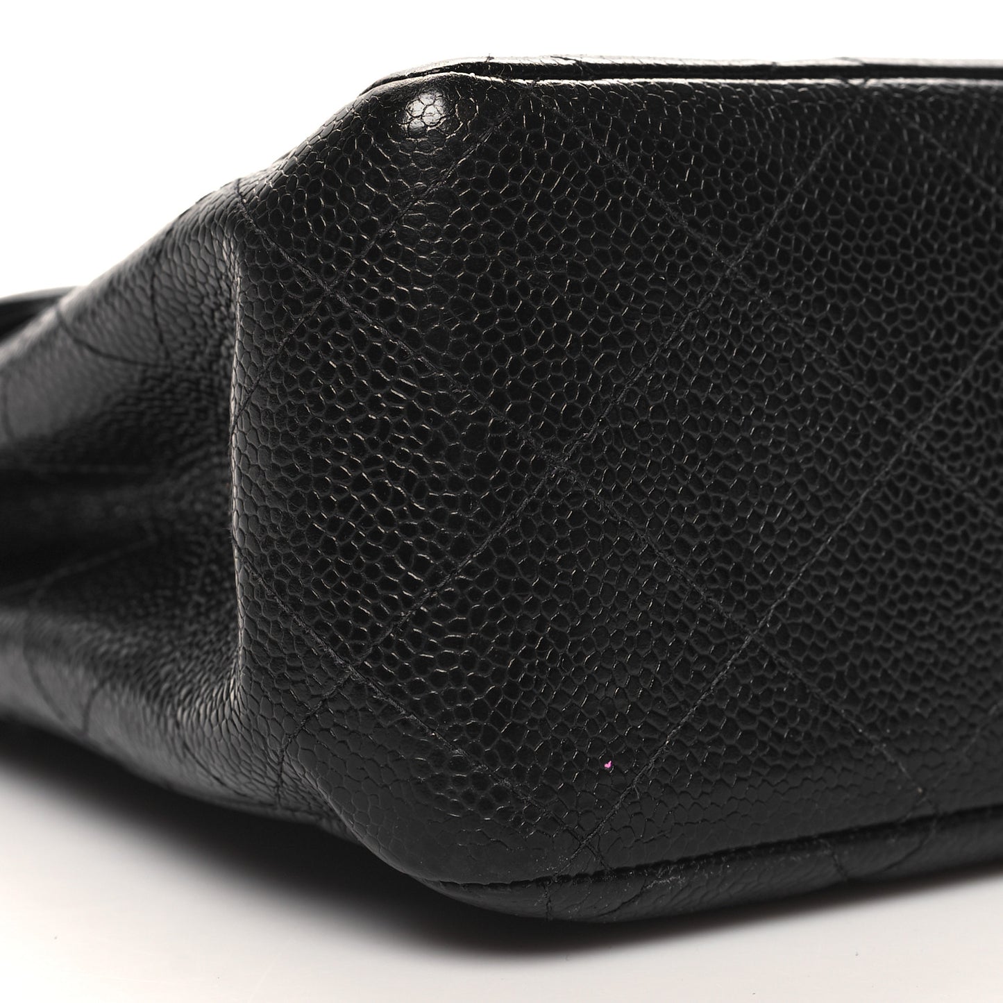 Caviar Quilted Jumbo Single Flap Black
