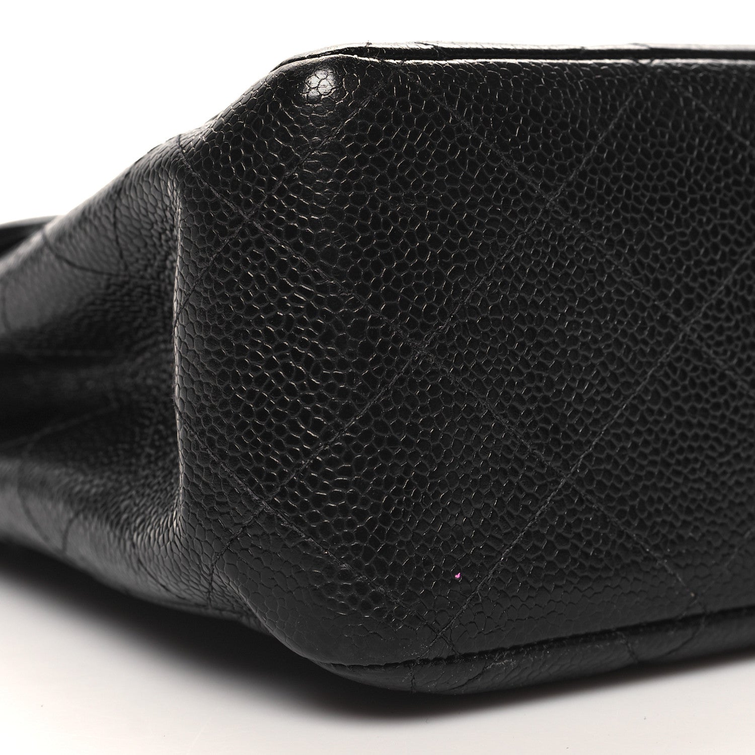 Chanel Caviar Quilted Jumbo Single Flap Black 9 of 12