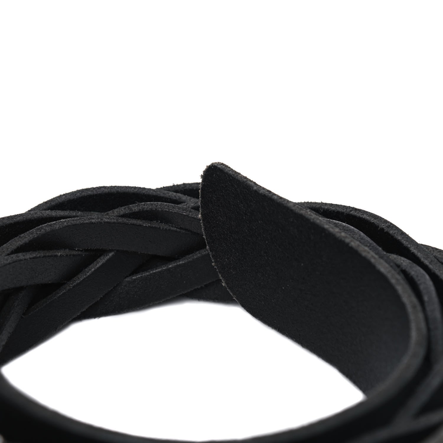 Gucci Calfskin Braided Dionysus Belt 95 38 Black 5 of 7
