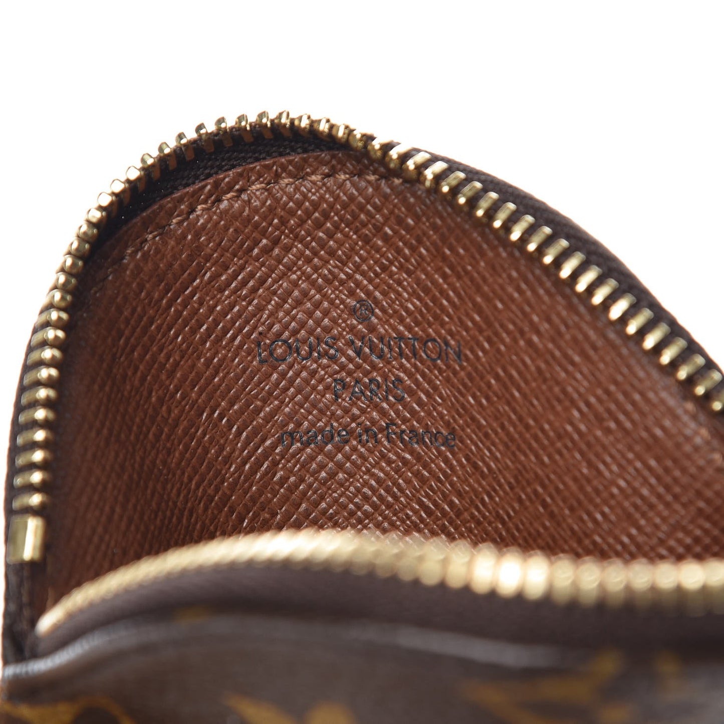 Monogram Round Coin Purse