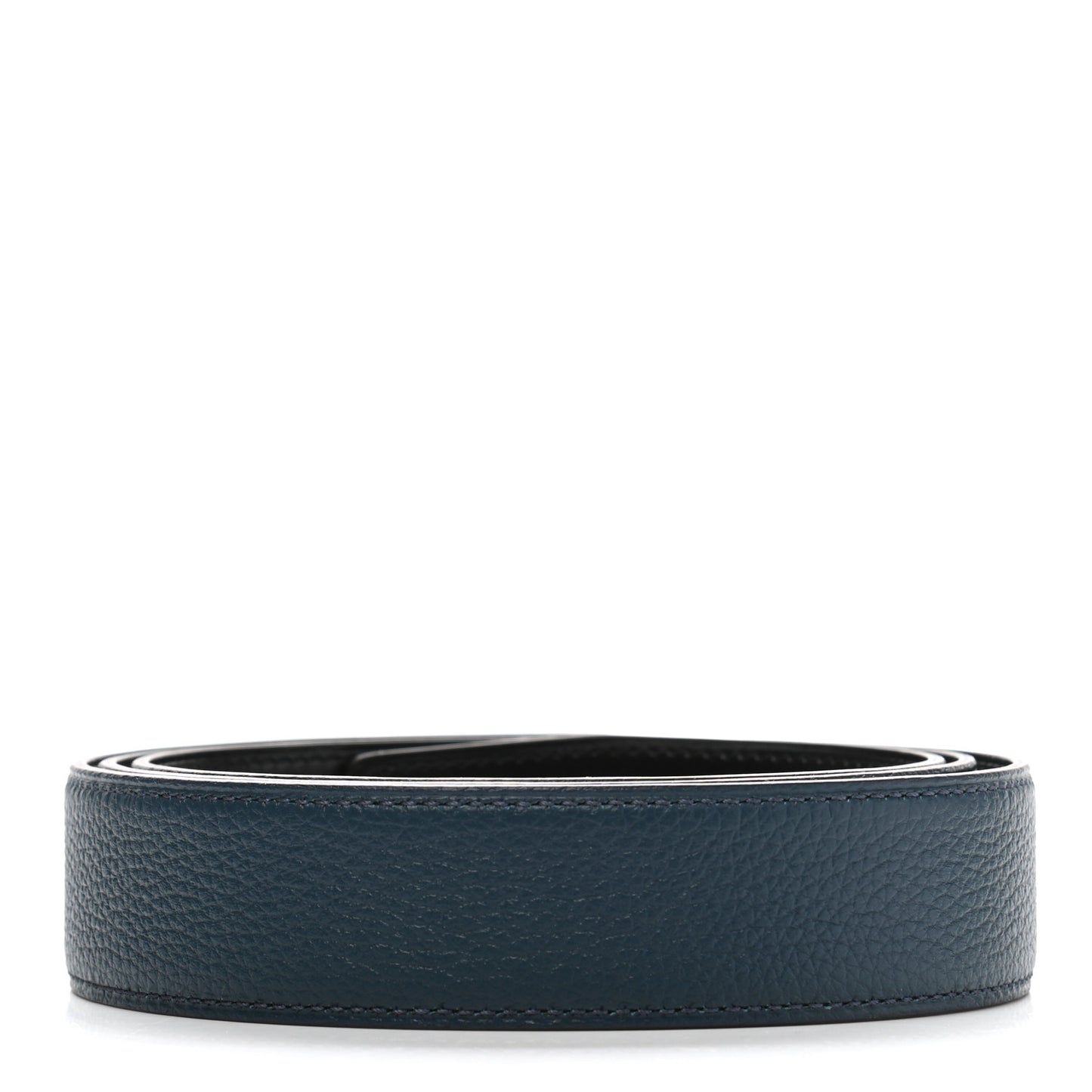 Box Togo 32mm Belt Strap 105 Black Bleu De Prusse