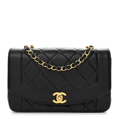Chanel Lambskin Quilted Small Single Flap Black 1 of 12