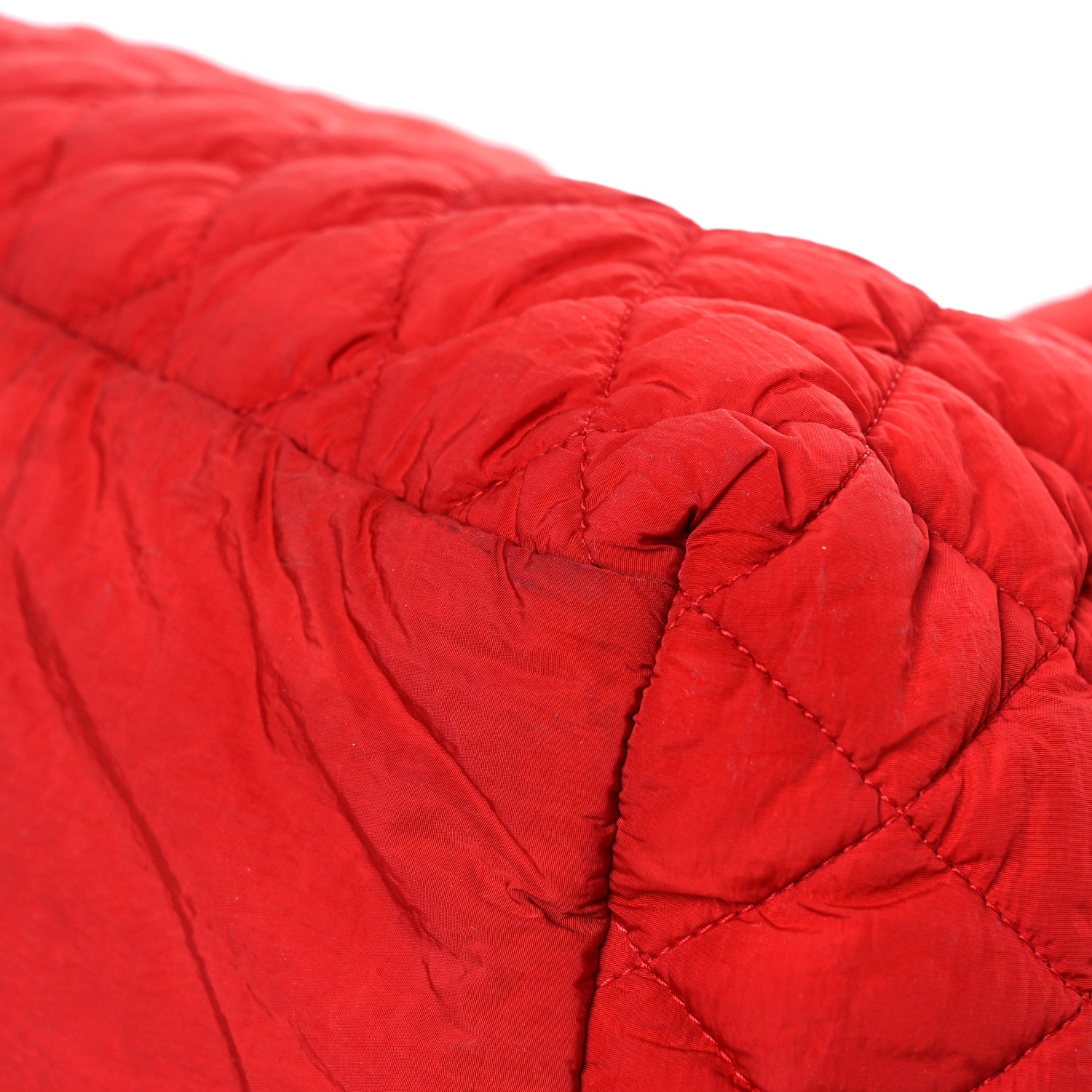 Chanel Nylon Quilted Medium Coco Cocoon Tote Red 9 of 17