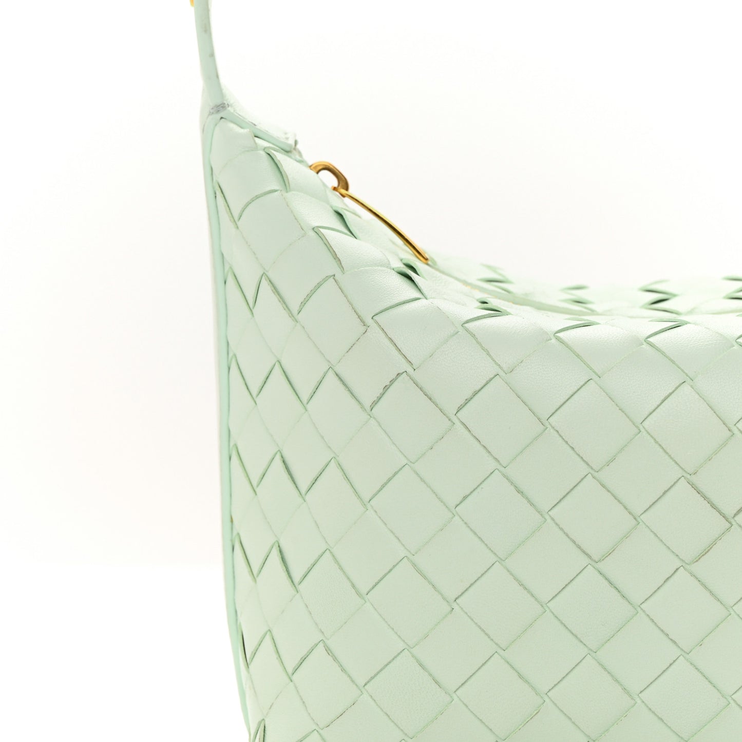 Nappa Intrecciato Wallace Shoulder Bag Glacier