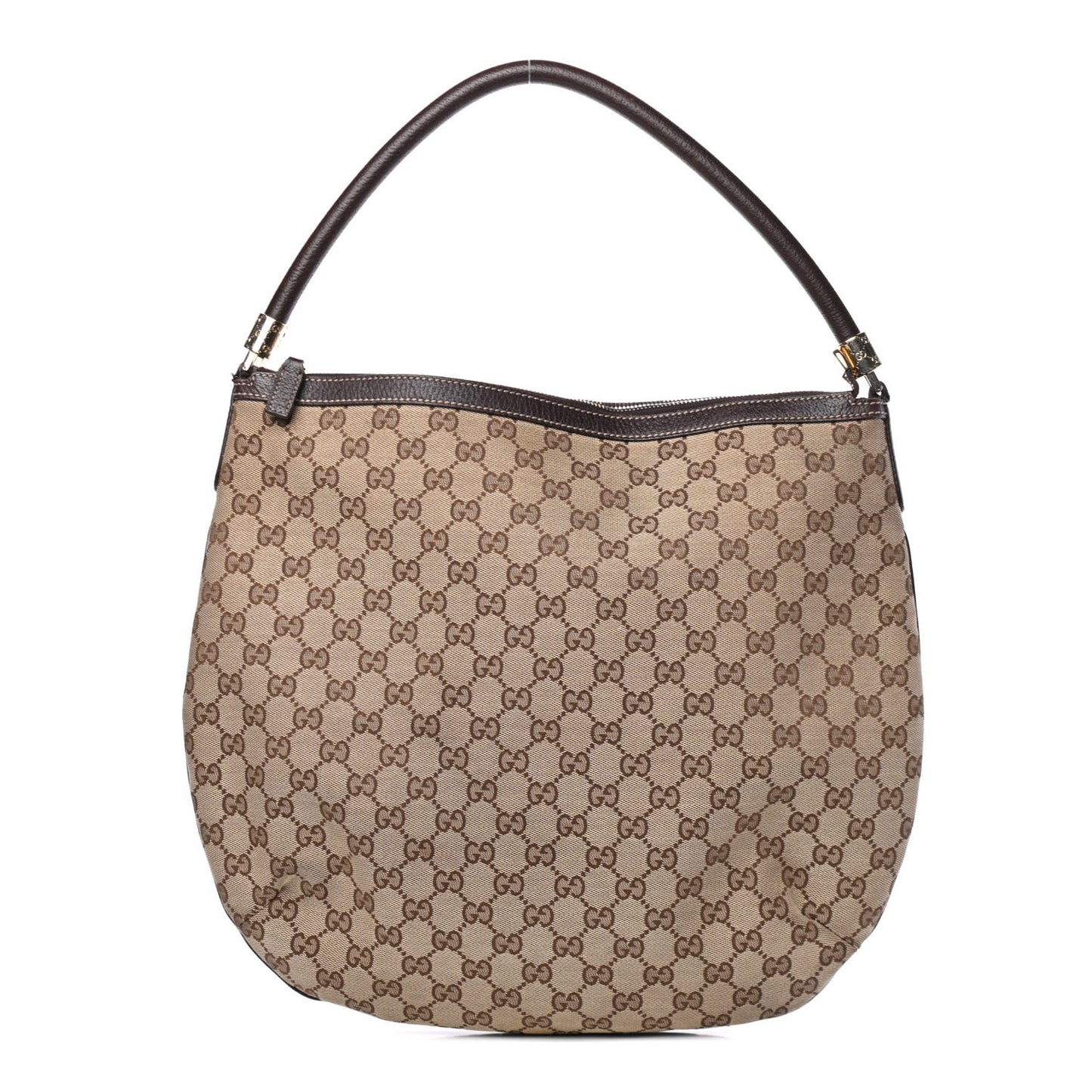 Monogram Hobo Dark Brown