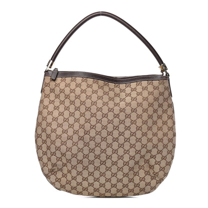 Gucci Monogram Hobo Dark Brown 1 of 4