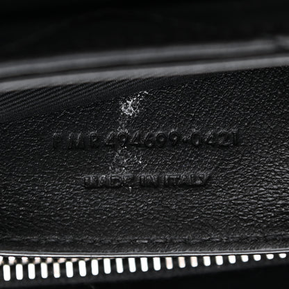 Saint Laurent Calfskin Y Quilted Monogram Small Loulou Chain Satchel Black 11 of 11