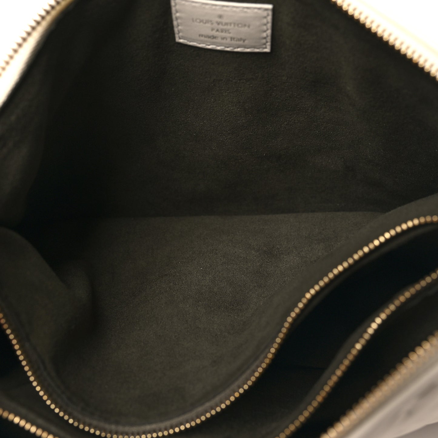 Lambskin Embossed Monogram Coussin PM Beige Cream