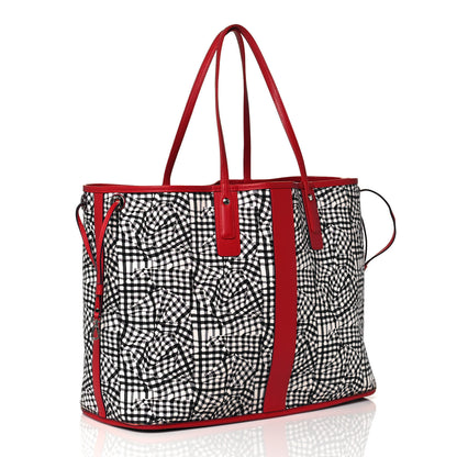 MCM Visetos Large Liz Reversible Shopper Tote Ruby Red 12 of 24
