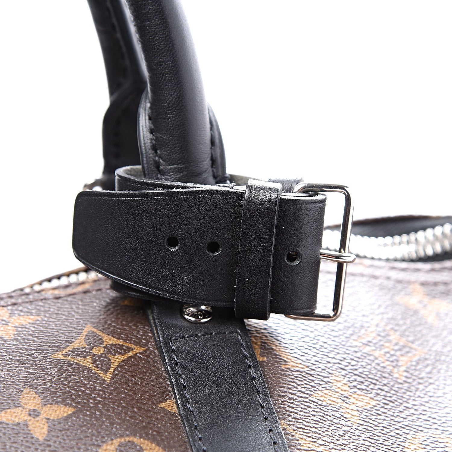 Louis Vuitton Monogram Macassar Keepall Bandouliere 55 10 of 14