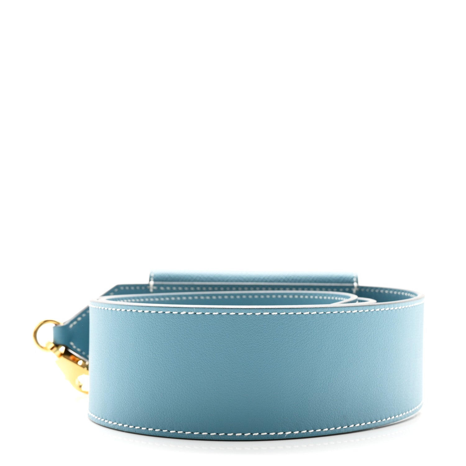 Hermes Swift Epsom Pocket Kelly Shoulder Strap New Blue Jean 2 of 6