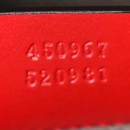 Gucci Guccissima Signature Small Day Backpack Hibiscus Red 7 of 11